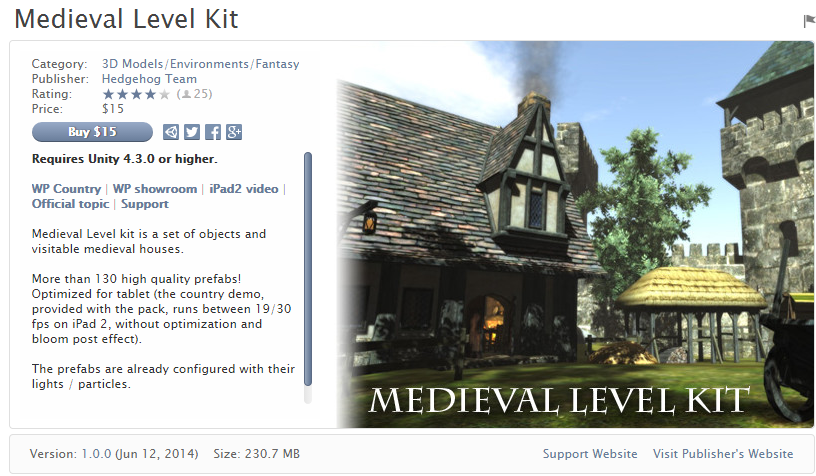 Medieval Level Kit     中世纪建筑   房屋