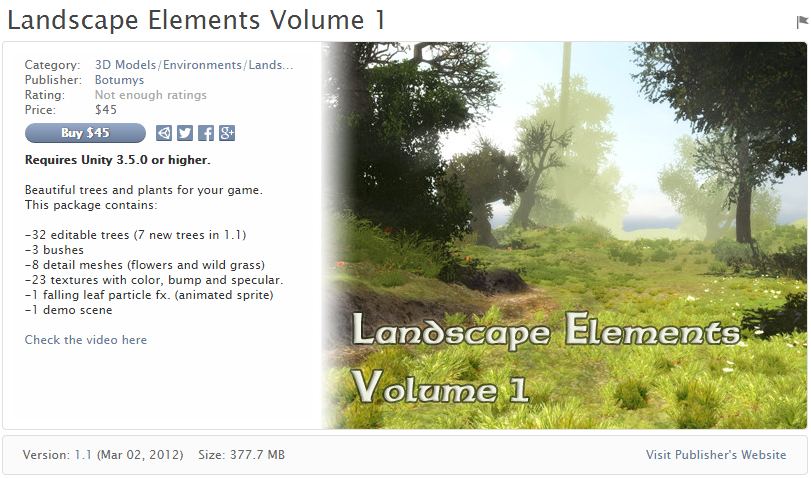 Landscape Elements Volume 1