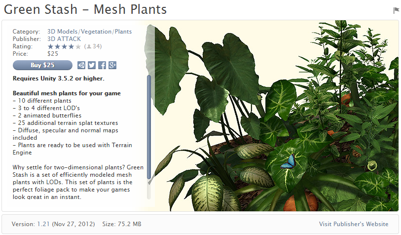 Green Stash - Mesh Plants1.2.1   绿色储藏室 - 网状植物