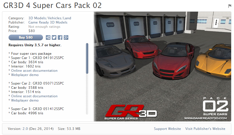 GR3D_Super_Cars_Pack_02   超级汽车包