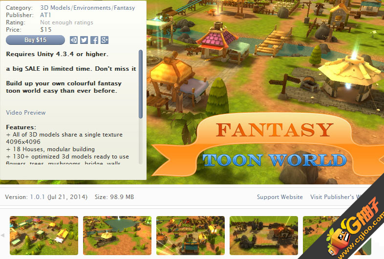 Fantasy Toon World for RPG - MMO