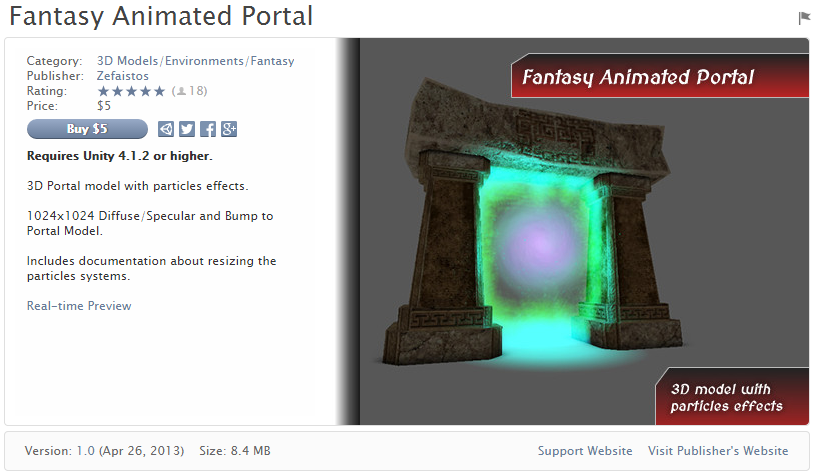 Fantasy Animated Portal v1.0   幻想世界传送门