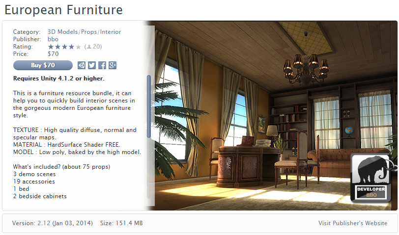 European Furniture v2.12   欧洲家具