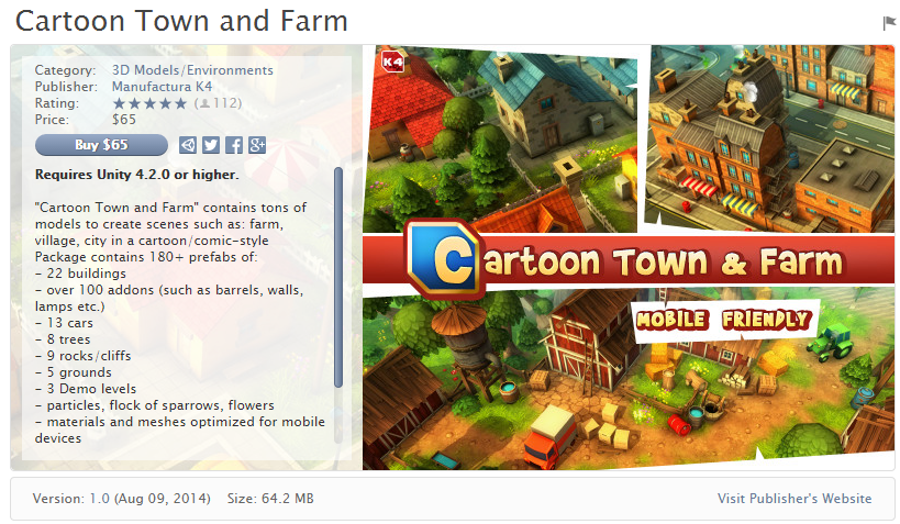 Cartoon Town and Farm   卡通小镇和农场