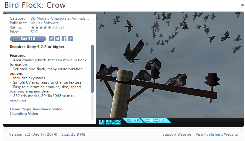 Bird Flock Crow v2.11    鸟群 乌鸦