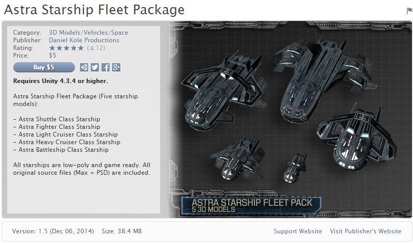 Astra Starship Fleet Package   阿斯特拉星舰舰队