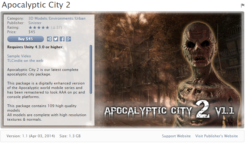 Apocalyptic City 2 1.1 unity3d   末世之城2
