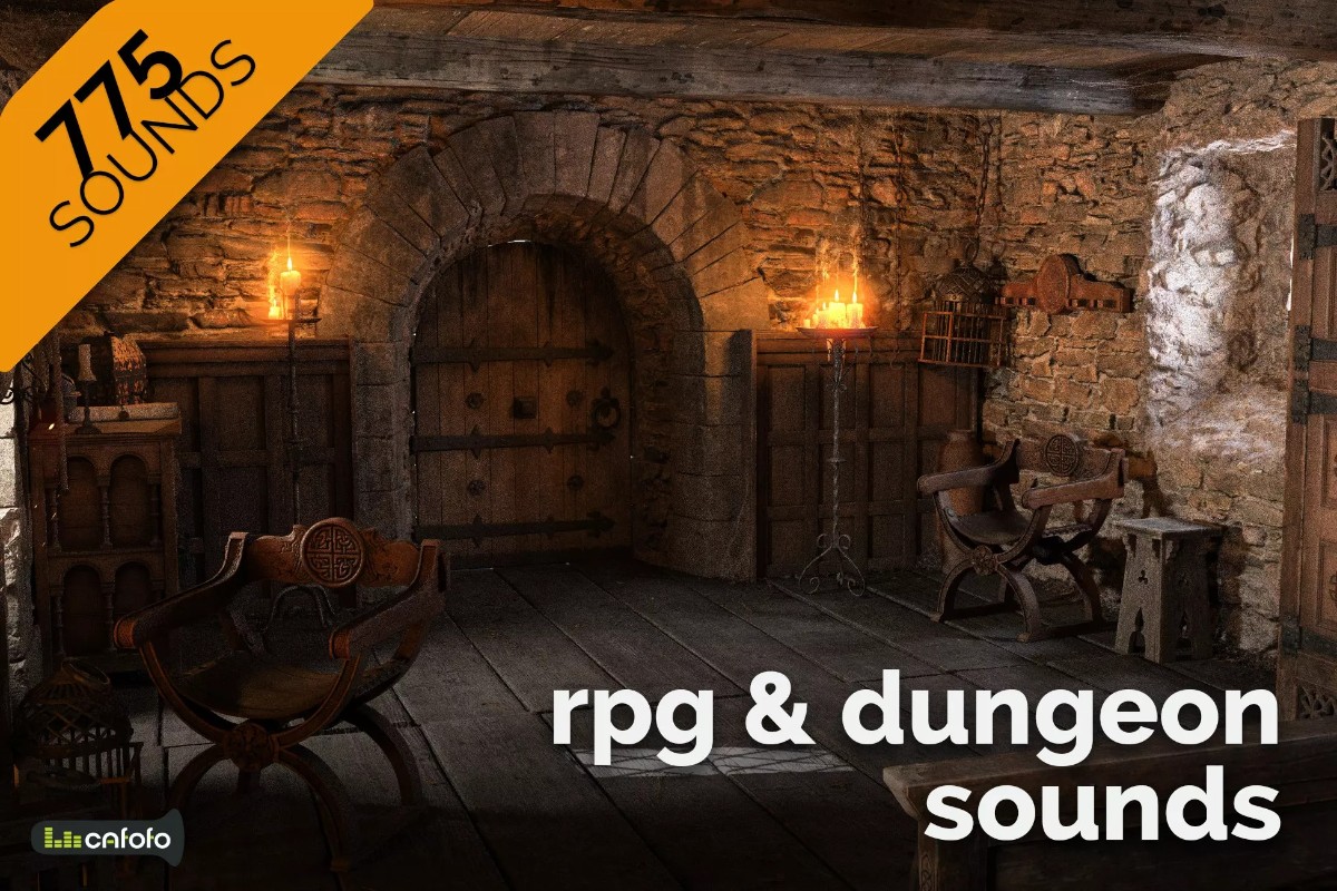 RPG & Dungeon Sounds 1.0      中世纪角色扮演/地牢游戏声音效