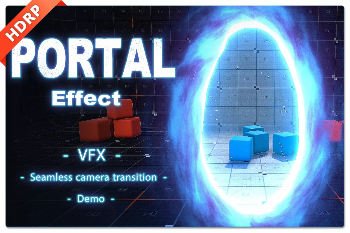 Portal Effect HDRP 1.1     传送门传送点穿越/漫步特效