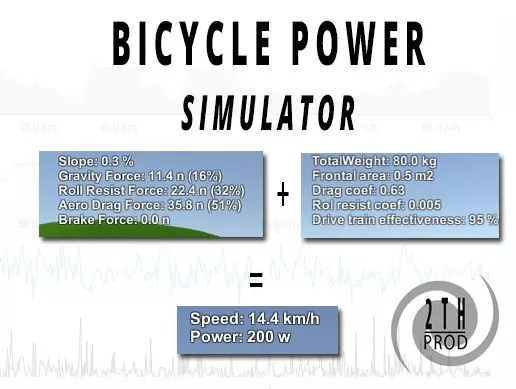 Bicycle Power Simulator 1.1     自行车动力模拟器