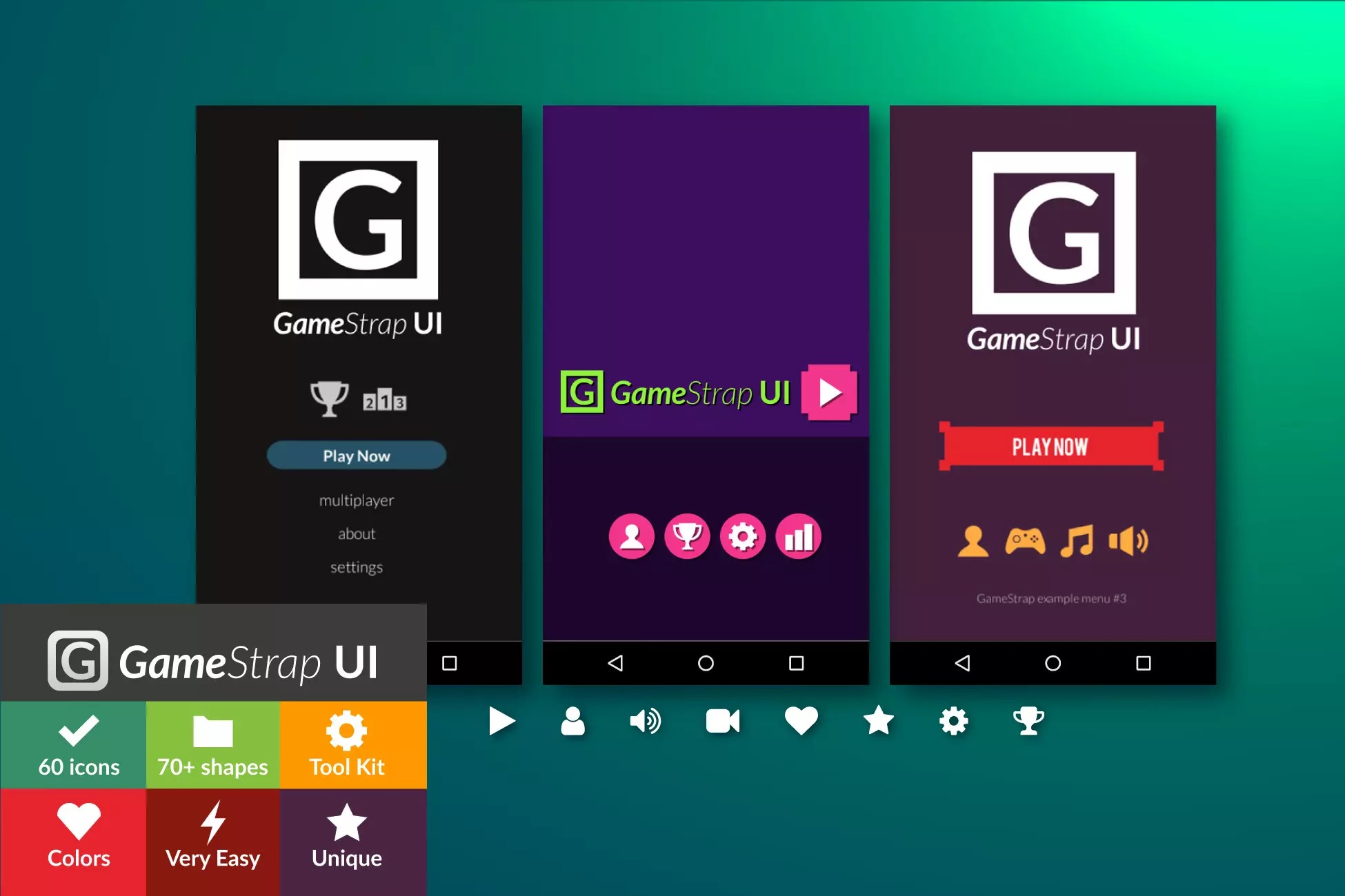 UI - Gamestrap 5.0.2    游戏界面UI设计专用工具