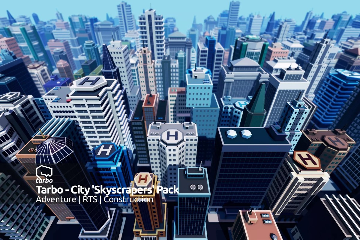 Tarbo - City 'Skyscrapers' Pack 1.1     城市摩天大楼