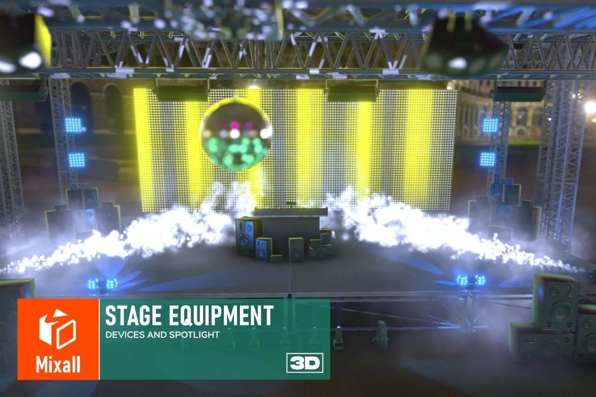 Stage equipment - devices and spotlight 1.0    演唱会舞台聚光灯