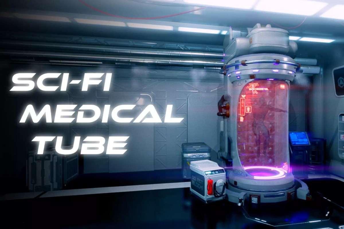 Sci-Fi Medical Tube 1.0       科幻赛博朋克生化医疗仓