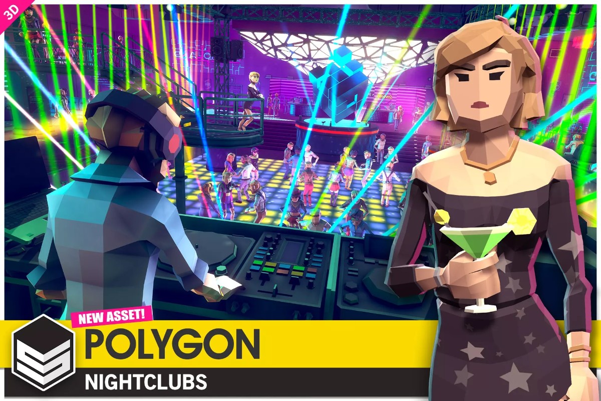POLYGON Nightclubs - Low Poly 3D Art by Synty 1.01