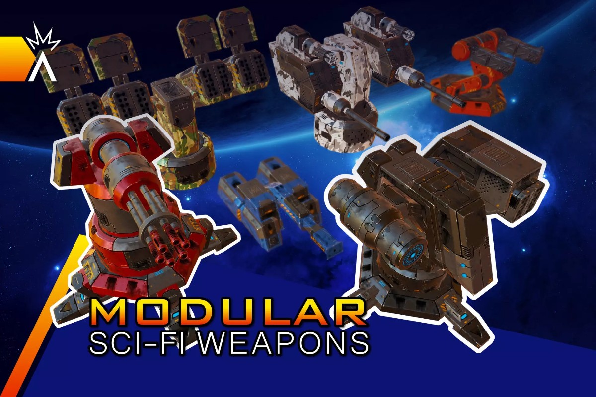 Modular Sci-Fi Weapons 2.1      武器