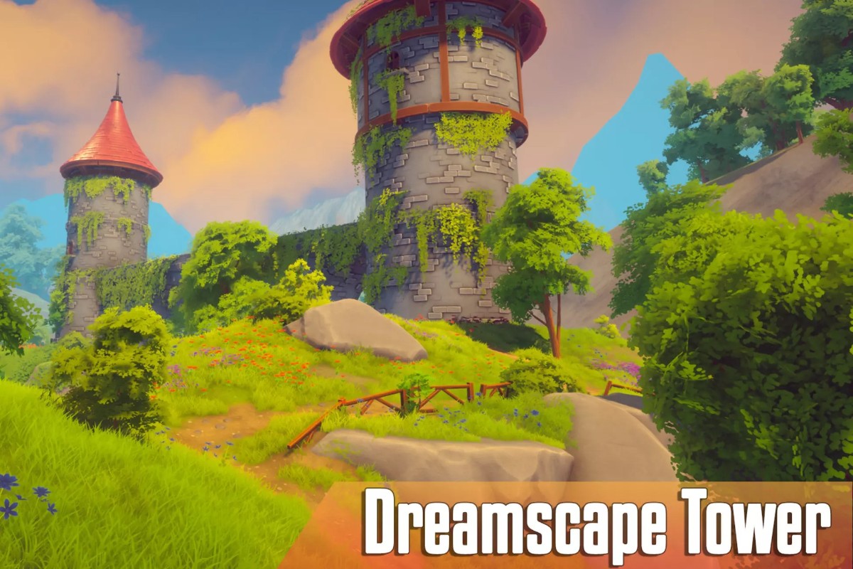Dreamscape Nature  Tower URP - Stylized Open World Environment 1.0