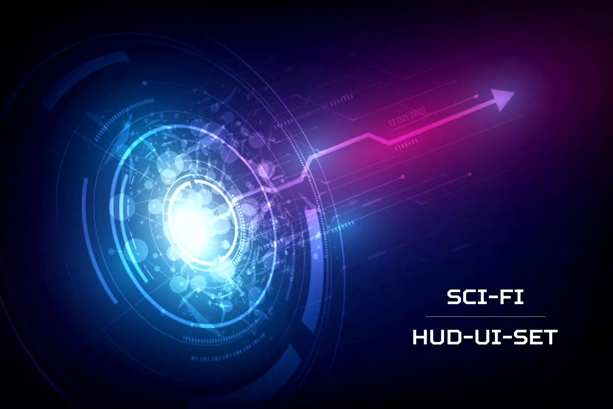 Sci-fi UI HUD - Custom Sci Fi GUI Elements 1.1
