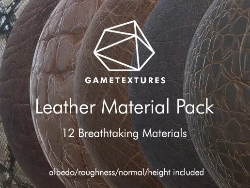 Leather Material Pack by GameTextures 1.5