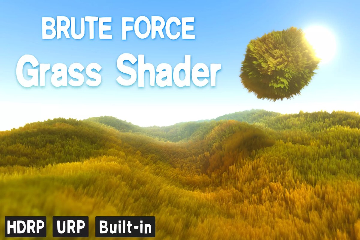 Brute Force - Grass Shader 1.8   草地着色器