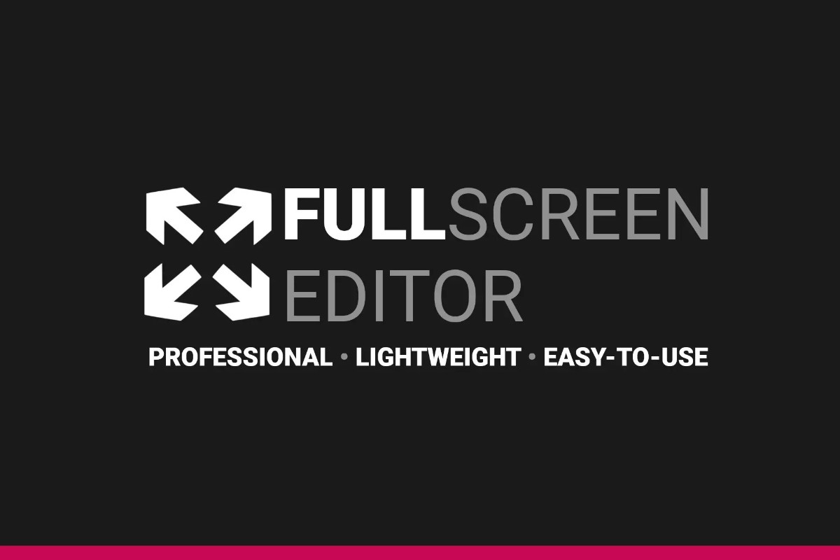Fullscreen Editor 2.2.6   编辑器全屏功能工具