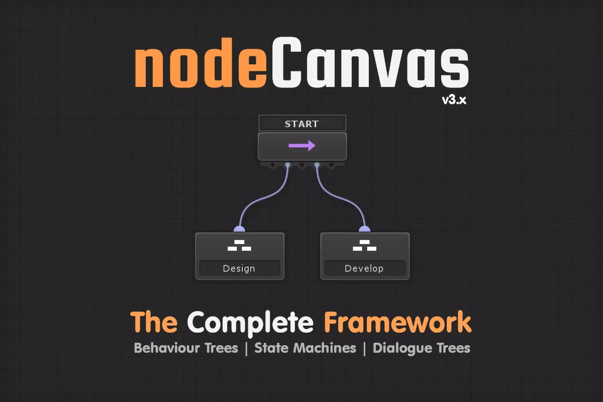 NodeCanvas 1.6.02    高级AI行为树插件状态机对话树
