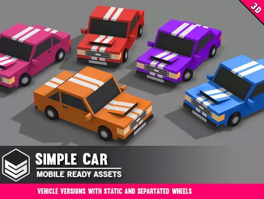 Simple Car - Cartoon Vehicle 1.11低聚卡通汽车