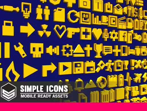 Simple Icons - Cartoon Assets 1.0 简单图标卡通UI元素