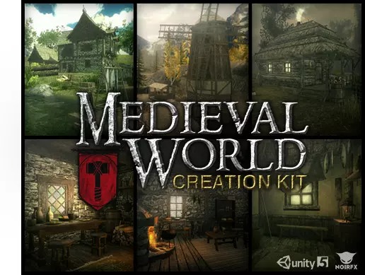Medieval World Creation Kit 1.2中世纪多种环境演示场景