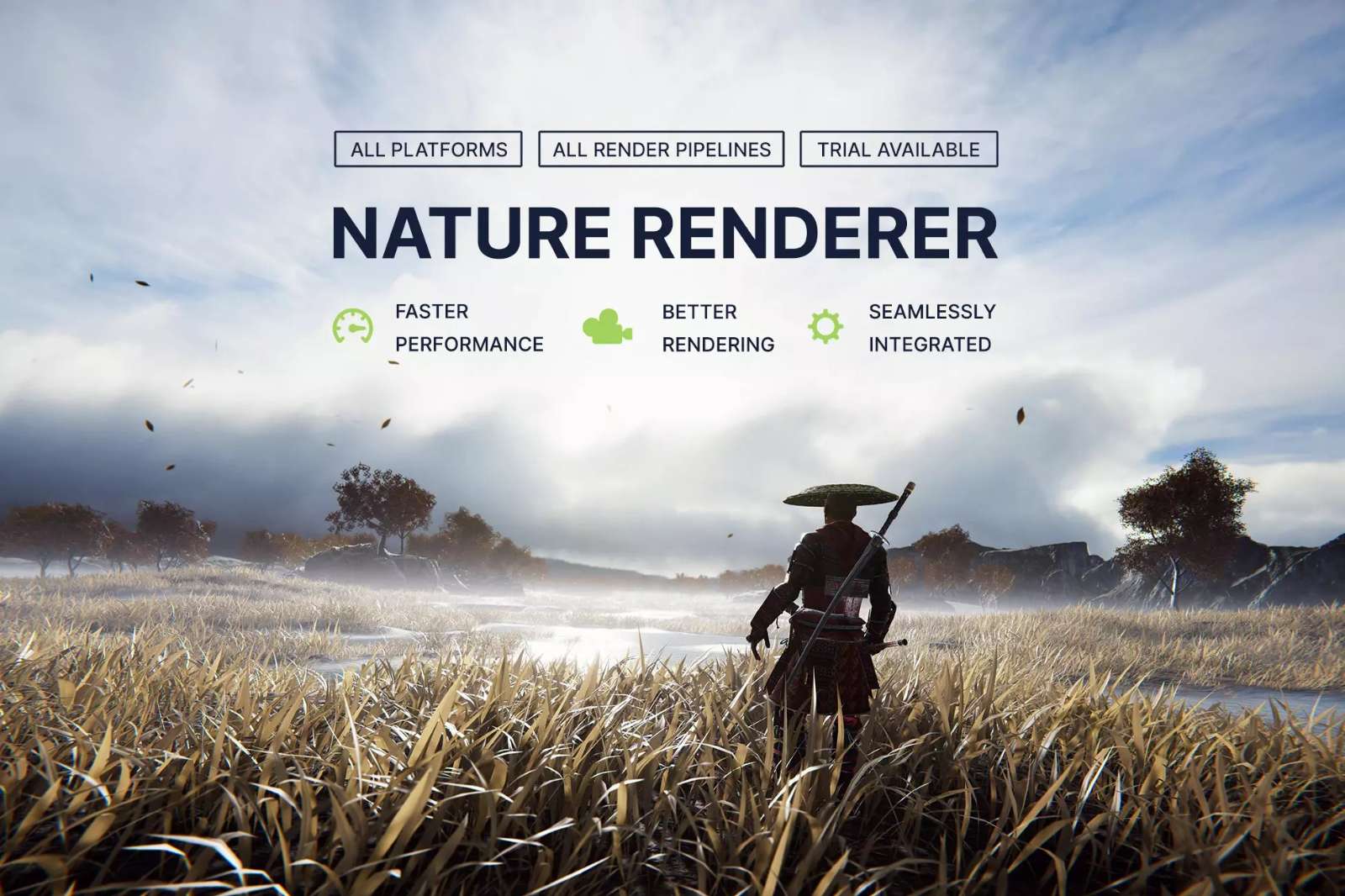 Nature Renderer 2020・Perpetual License 1.6.1草地植物和树木