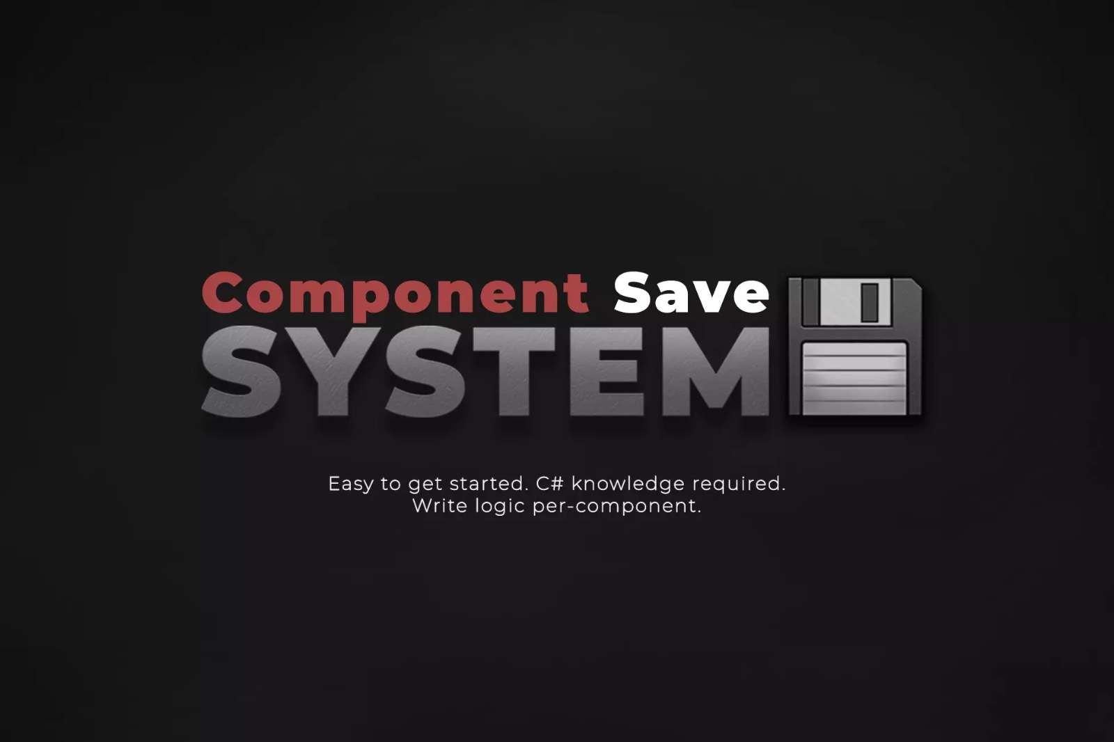Component Save System 1.25